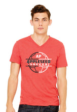 Load image into Gallery viewer, AP black and white V-Neck T-Shirts