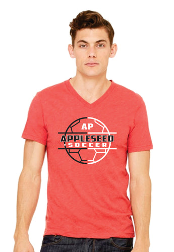AP black and white V-Neck T-Shirts