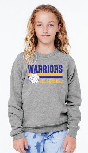 Youth Volleyball Bars Crewneck Sweatshirt