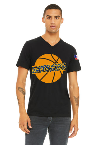 Basketball Warriors Ball Vneck Unisex