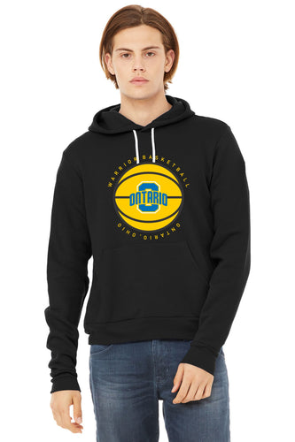 College Style Basketball Black Hoodie