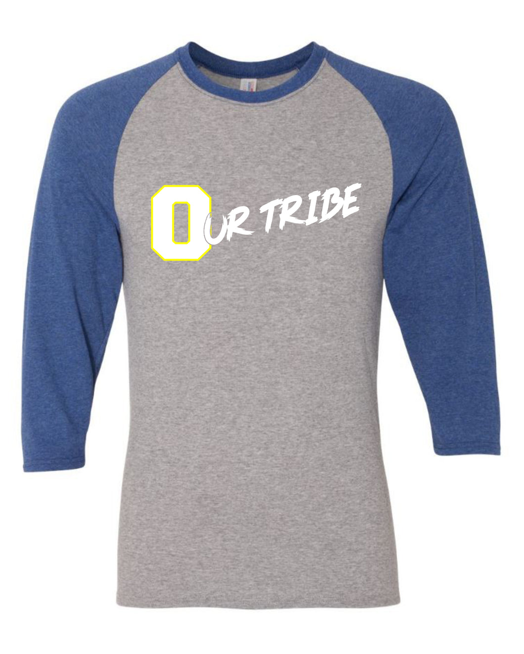 Our Tribe Gray and White Raglan Unisex