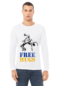 Free Hugs Wrestle Long Sleeved Unisex