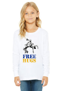 Free Hugs Wrestle Long Sleeved Youth