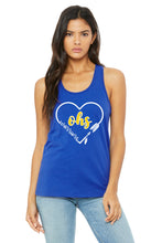 Load image into Gallery viewer, OHS heart Racerback Tank