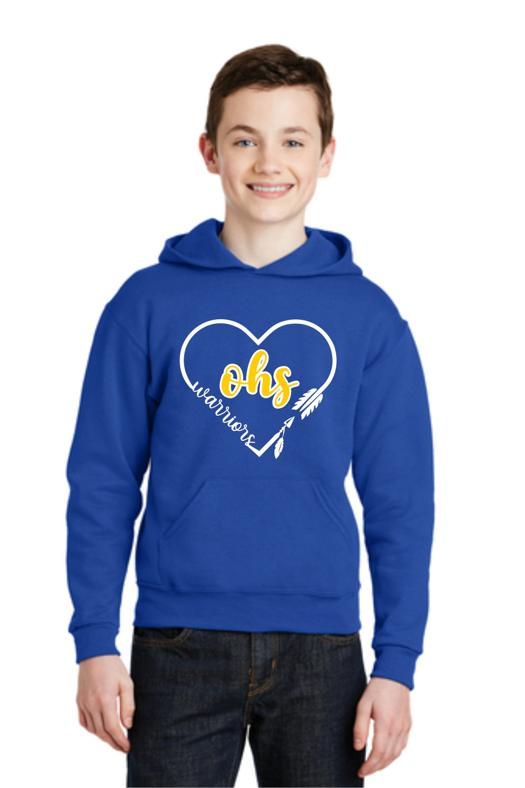 OHS Heart Hoodie Youth