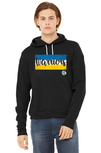 Warrior 3 Bars Black Hoodie