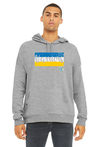 Warrior 3 Bars Gray Hoodie