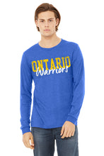 Load image into Gallery viewer, Ontario Warriors Blue Long Sleeved Unisex