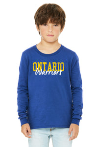 Ontario Warriors Long Sleeved Youth