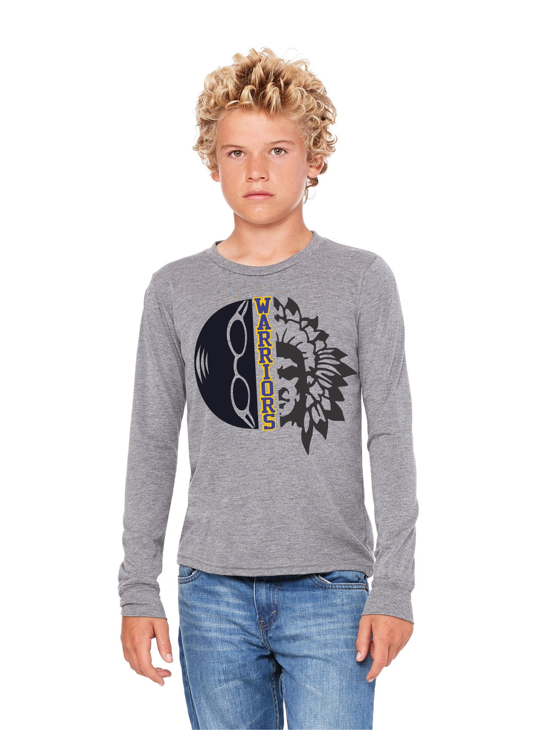 Swimming Warrior Head Long Sleeved Youth