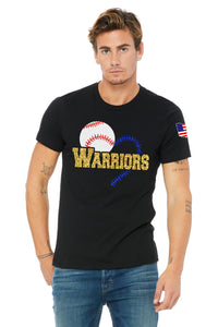 Baseball/Softball Warrior Heart Glitter Unisex
