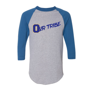 Our Tribe Gray and Blue Raglan Unisex